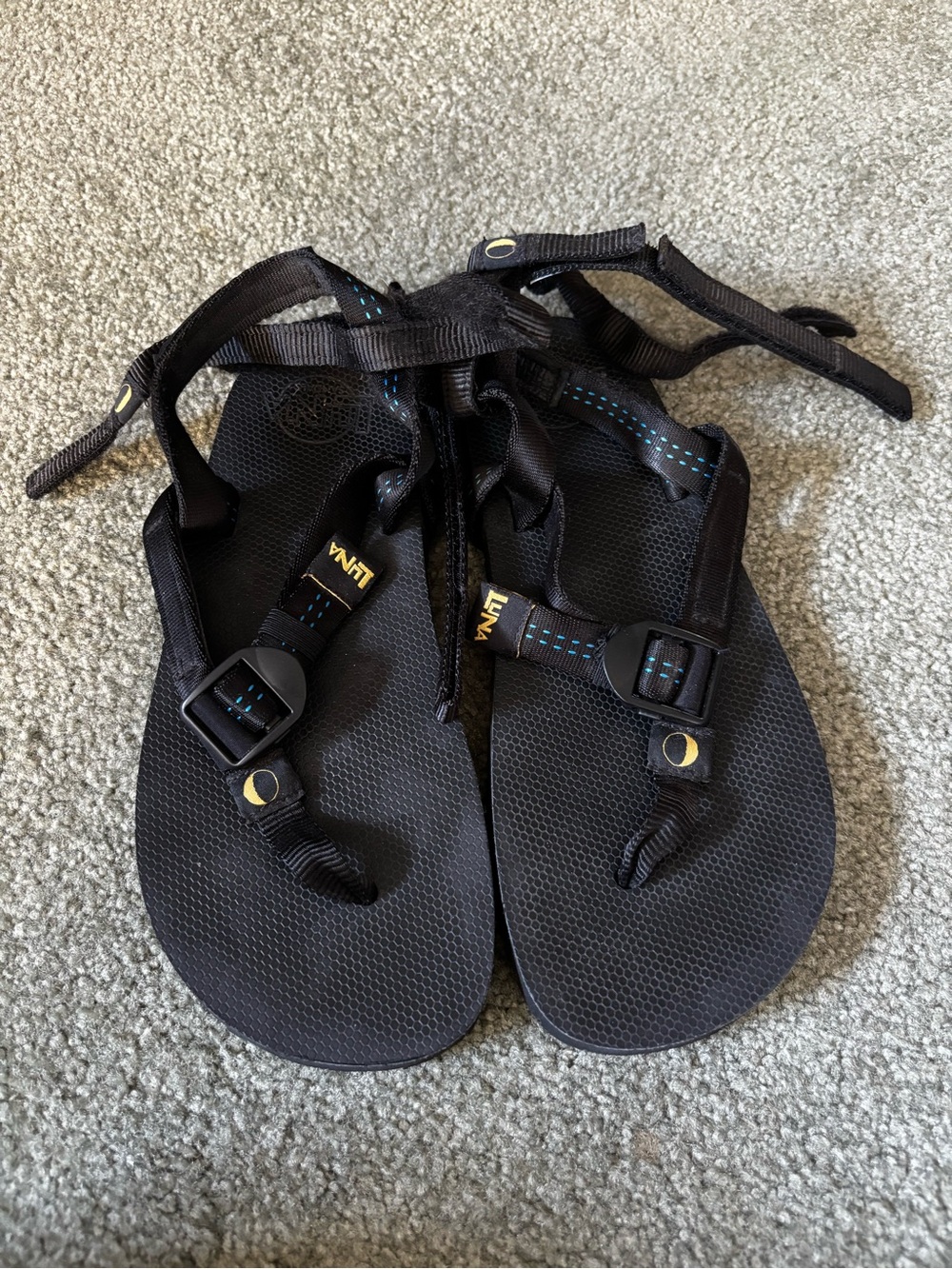 Luna Sandal - women’s Black Strapped Trail Sandals